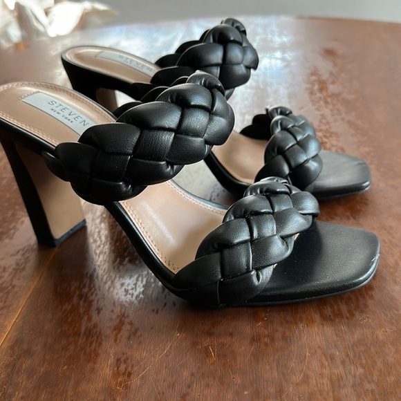 Steve Madden Shoes - Steven Steve Madden Jeanie Braided Heel Sandals Size 8.5